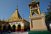 Mahamuni Paya against blue sky in Mandalay, Myanmar 